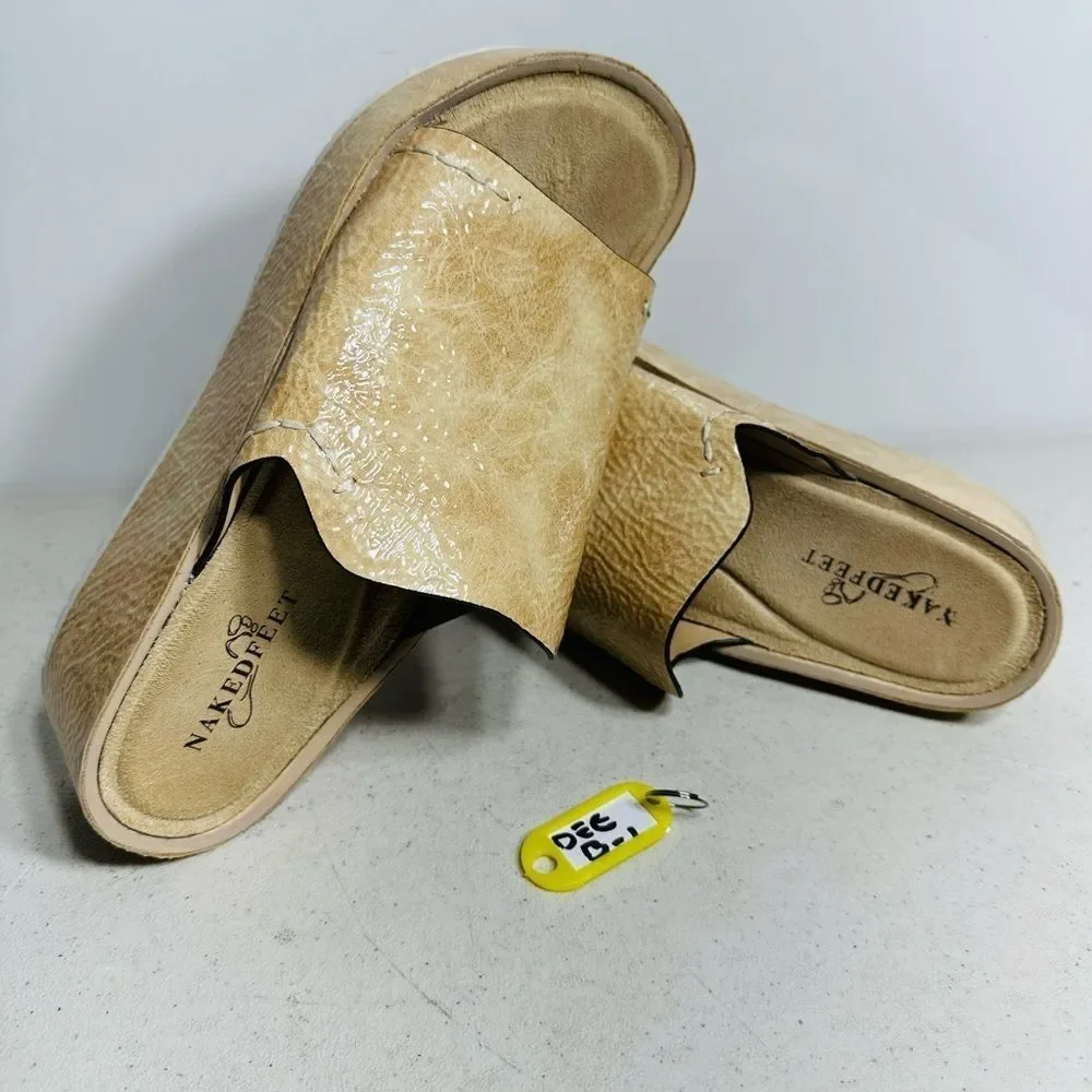 Tan Women's Slide Sandals